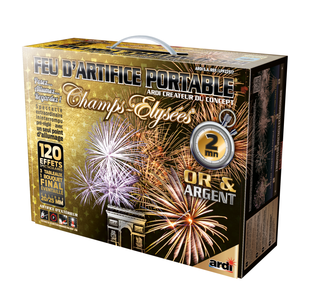 FEU AUTOMATIQUE 2 min OR ARGENT
